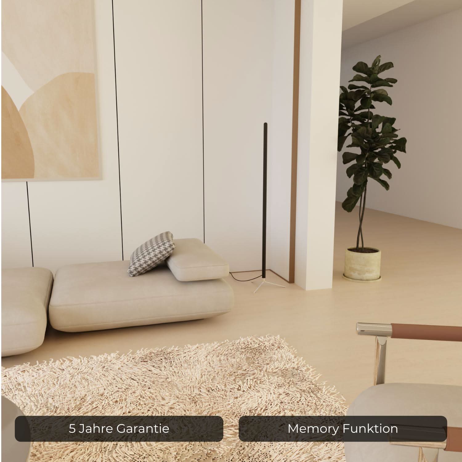 Levana design vloerlamp