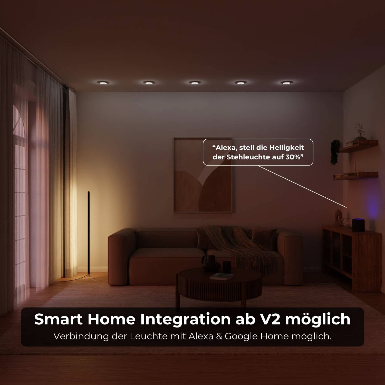 Levana design vloerlamp