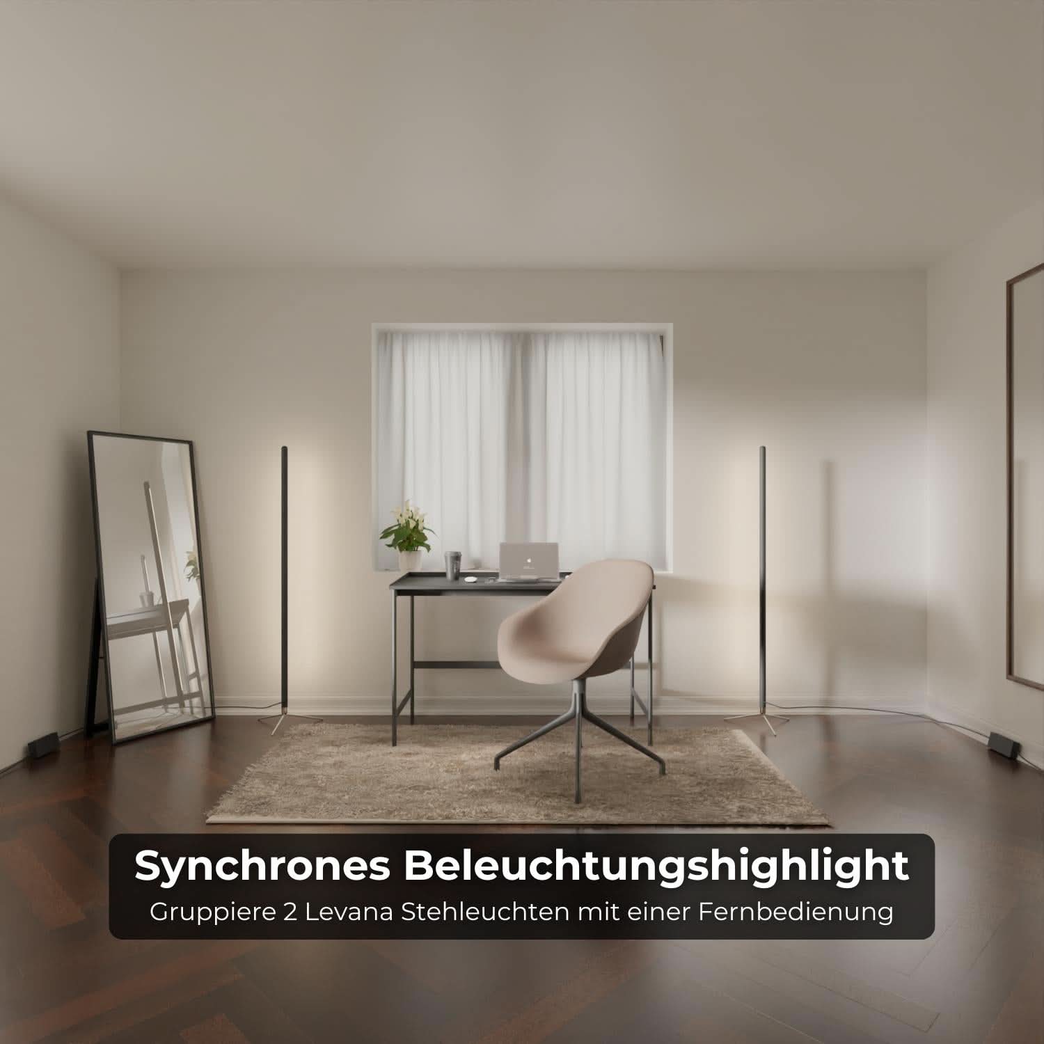 Levana design vloerlamp