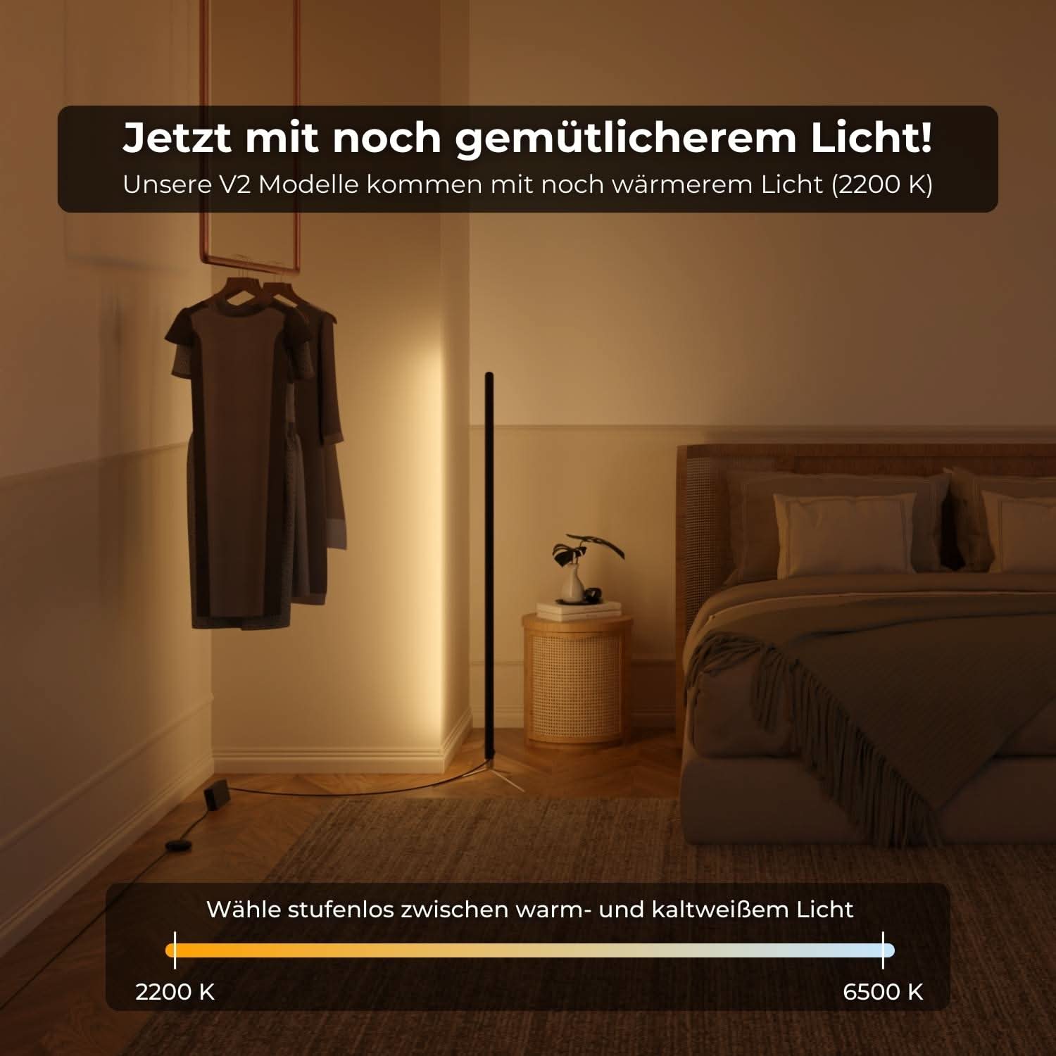 Levana design vloerlamp