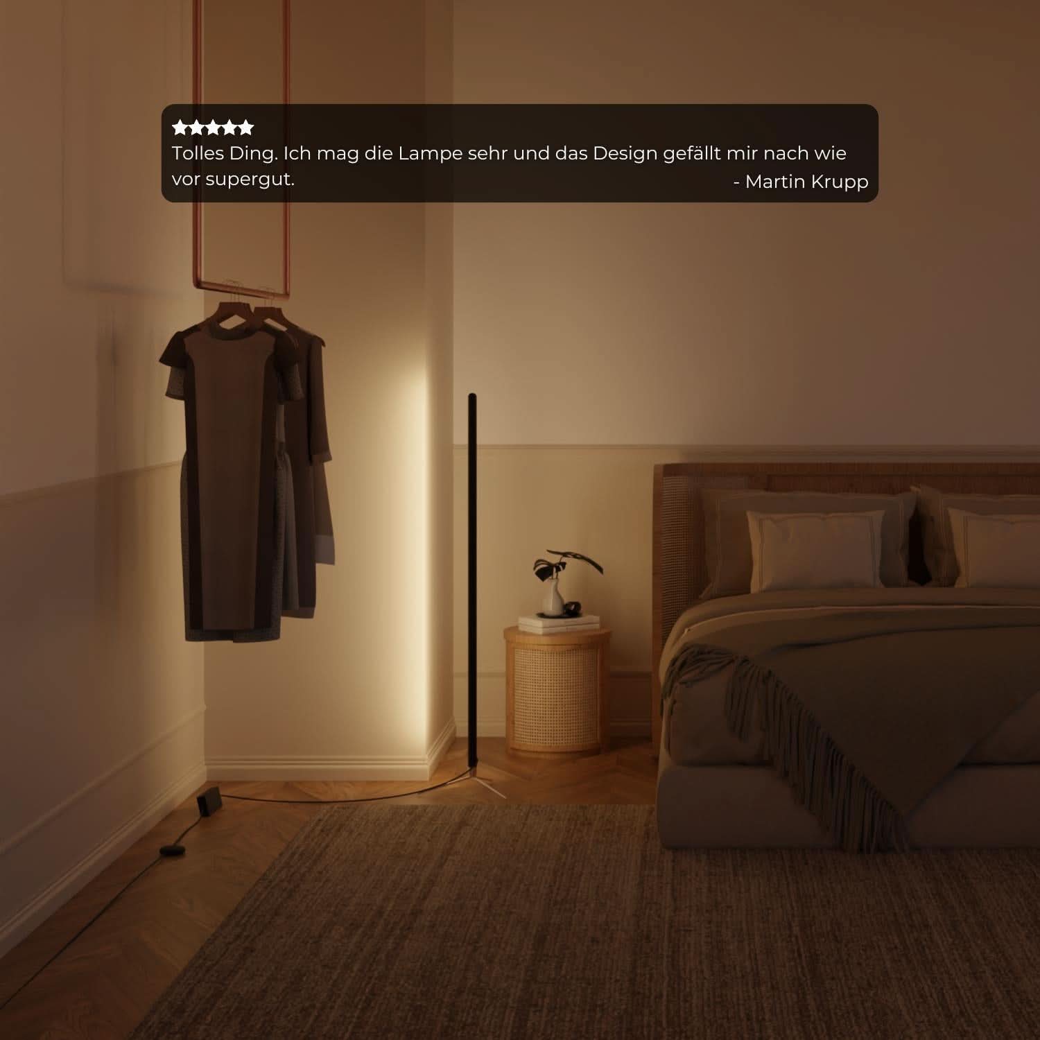 Levana design vloerlamp