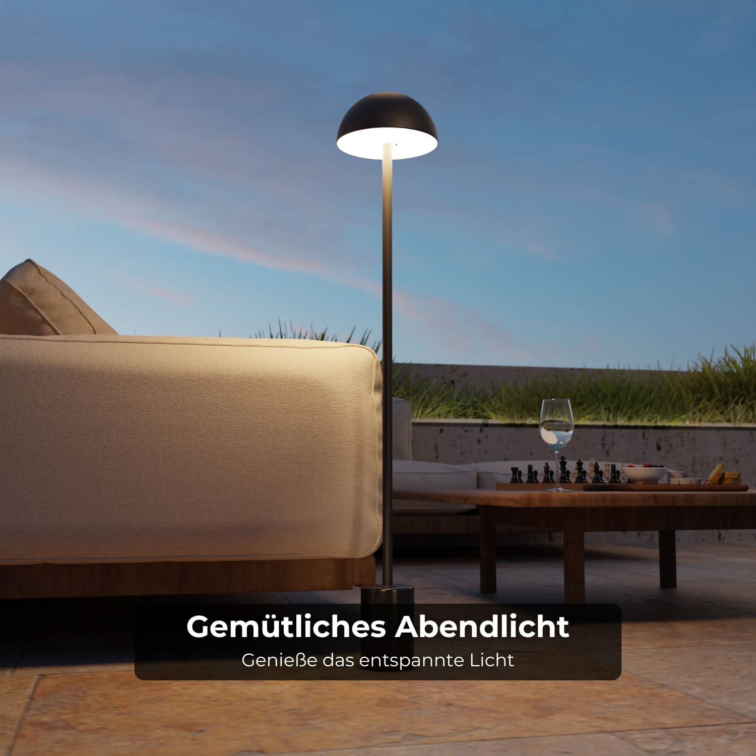 Aurora battery floor lamp