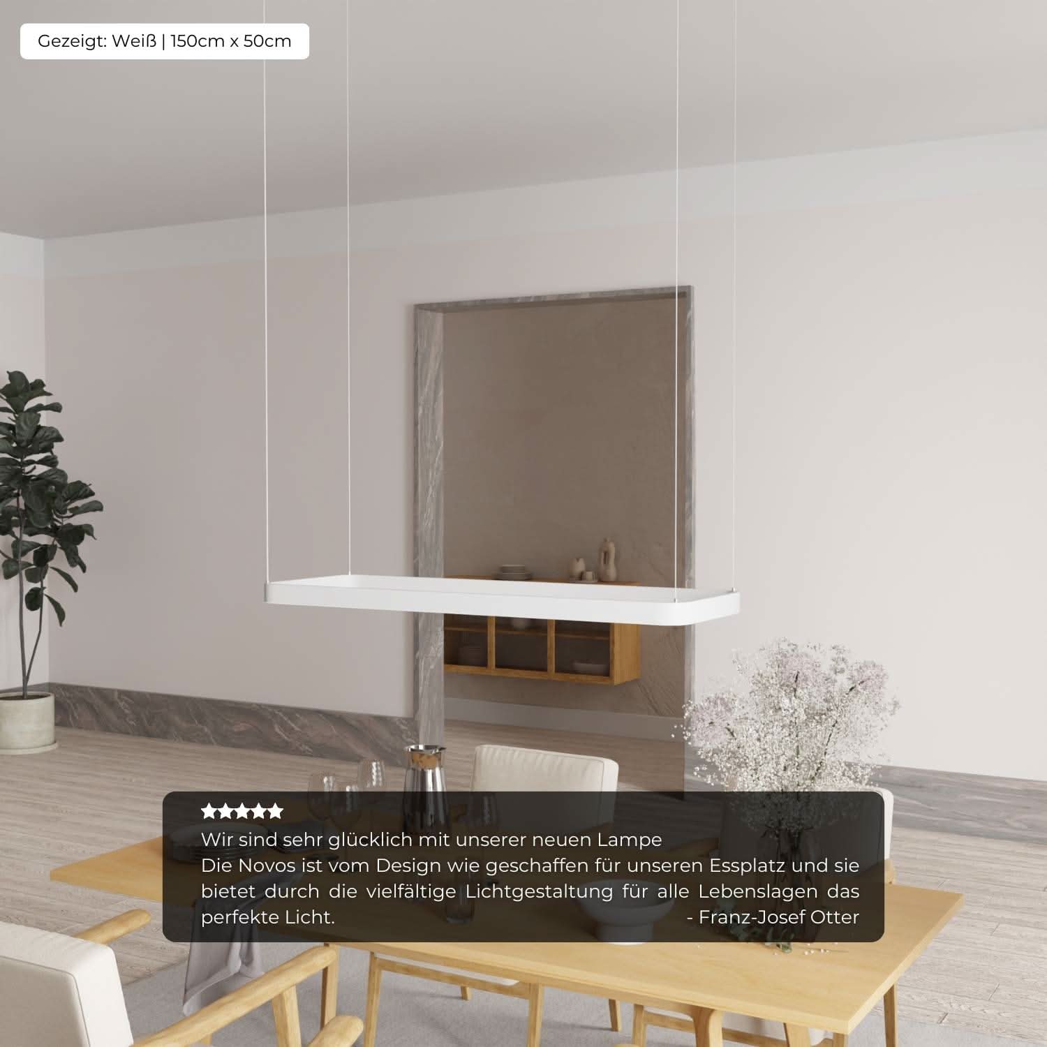 Novos designer pendant light