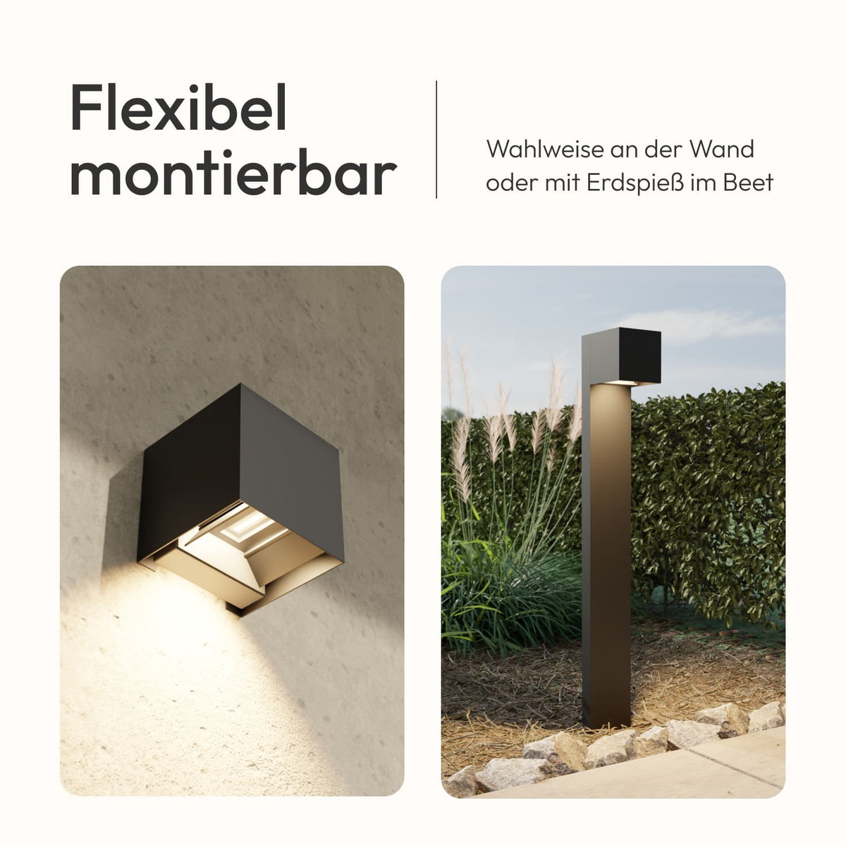 Havis Solar Wandleuchte