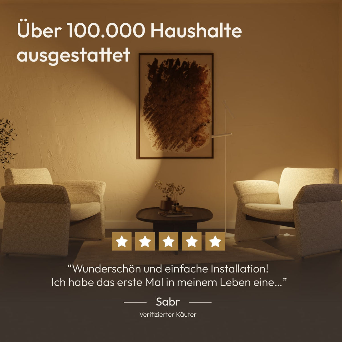 Nolo Stehleuchte – über 100.000 Haushalte ausgestattet