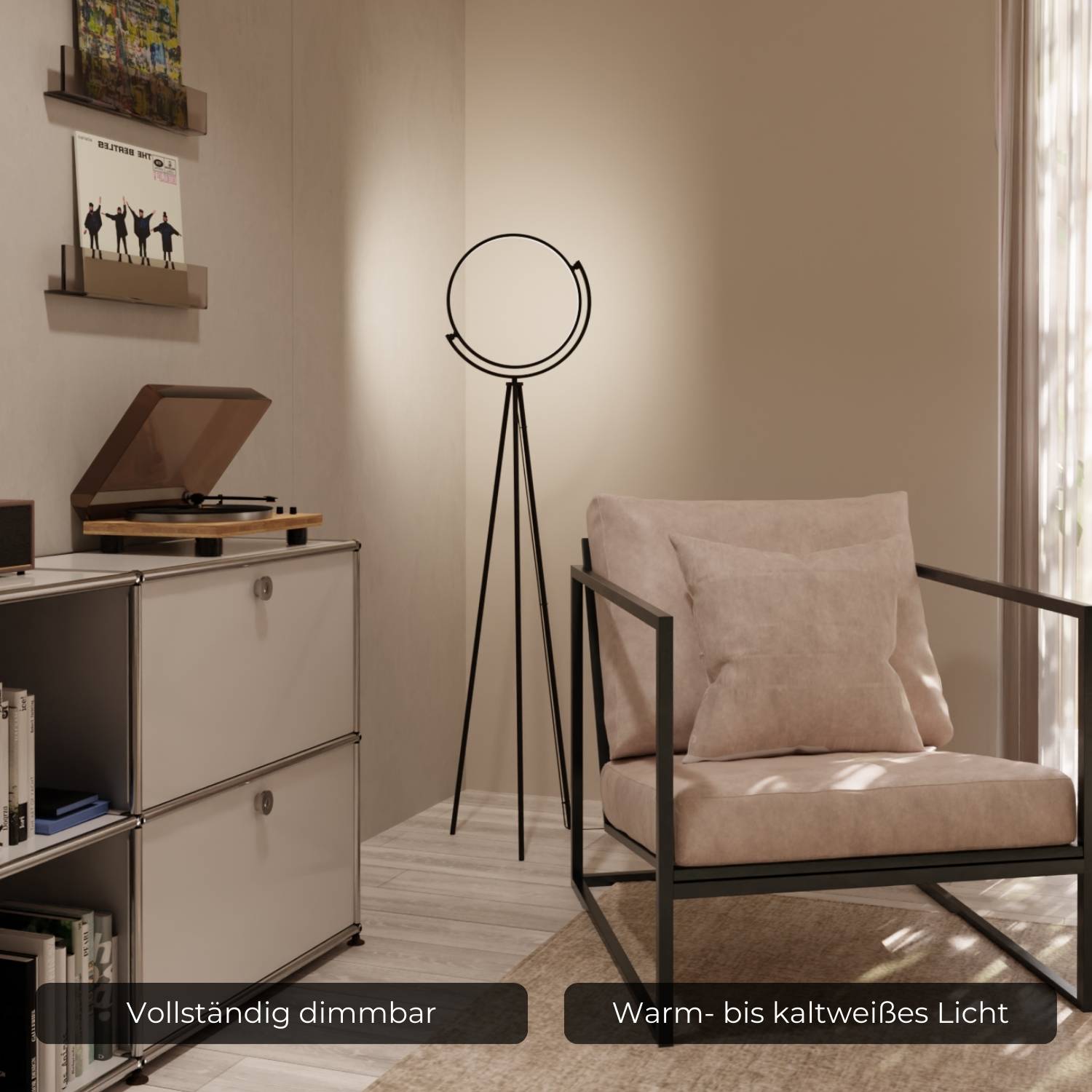 Darea designer floor lamp