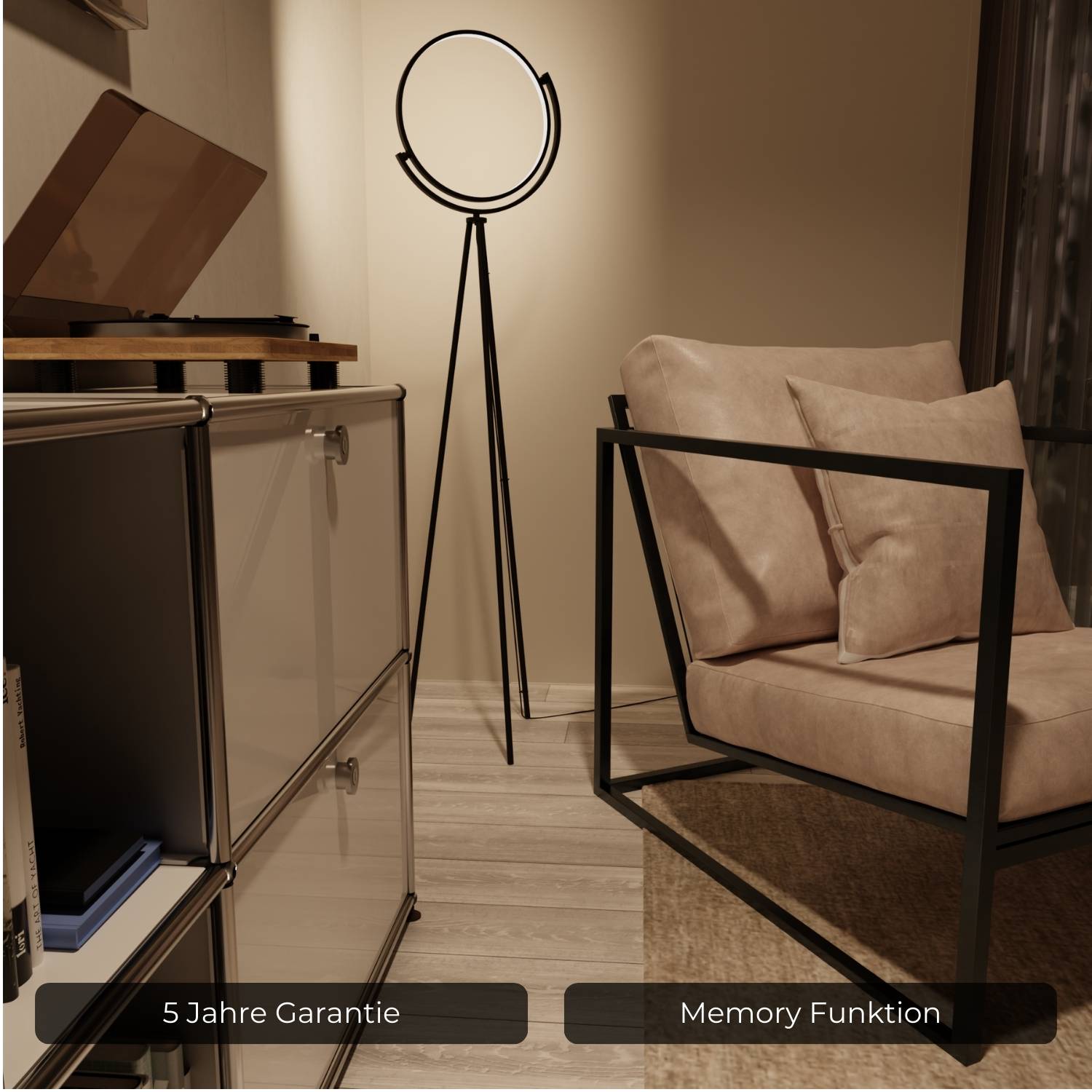 Darea designer floor lamp