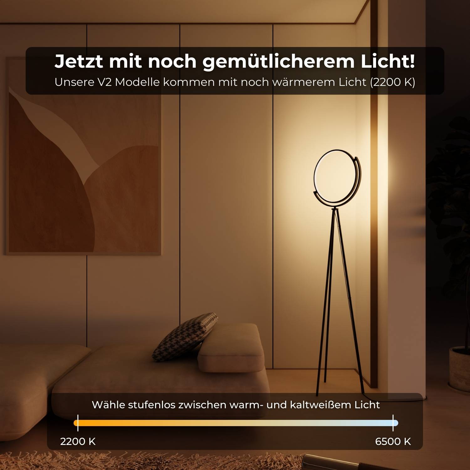 Darea designer floor lamp