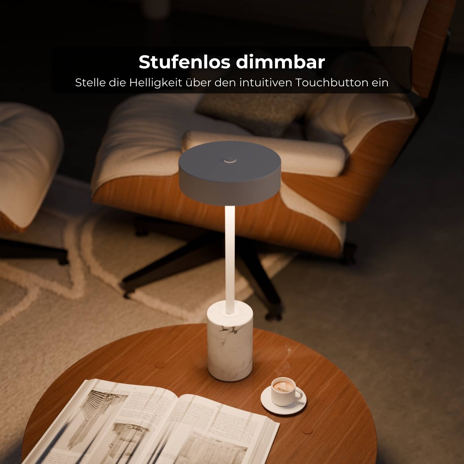 Uranos rechargeable floor lamp